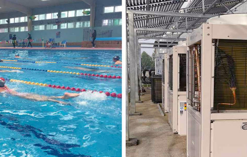 天津武清(qing)寶豪健身300噸熱水項(xiang)目(mu)